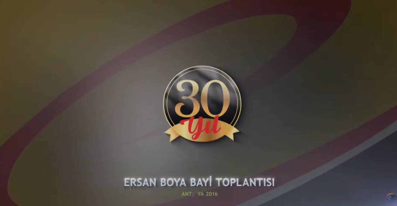 Ersan Boya — 30. yıl bayi toplantısı · Antalya
